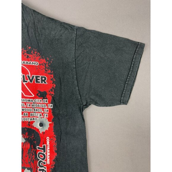 Vintage Y2K Velvet Revolver Tour Concert Promo Hoobastank Contraband Black Tee - Picture 11 of 15